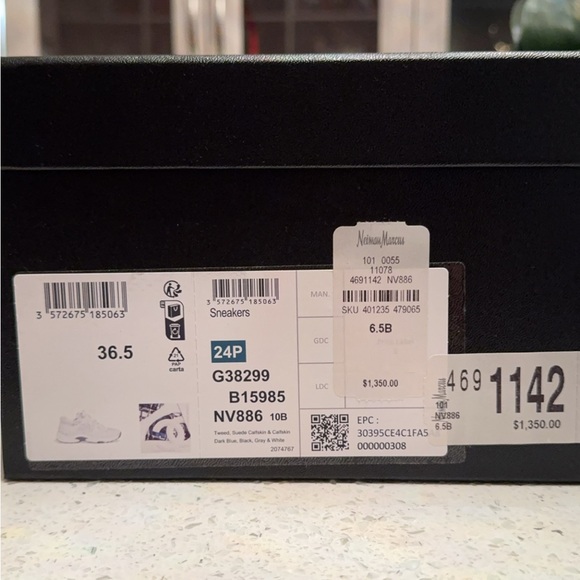 Blue & White CHANEL Sneakers 👟 - Picture 5 of 8